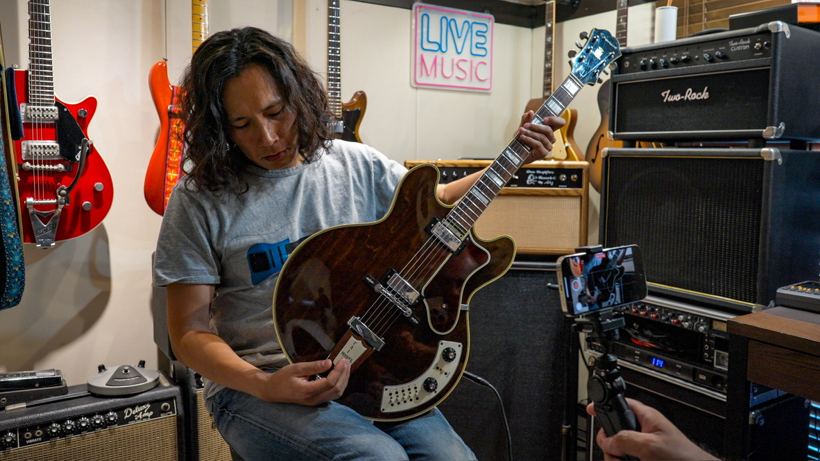 1967年製のエピフォンを弾いてみた🎸 | Guitarist 今堀良昭・blog