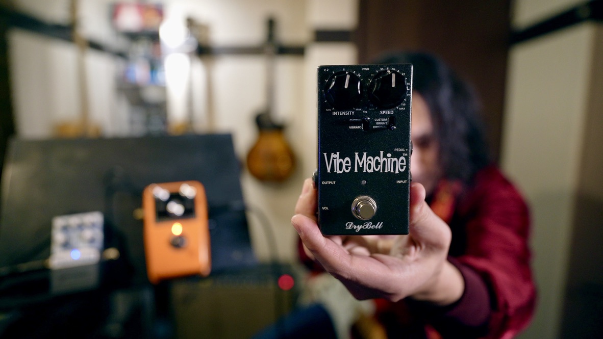 DryBell Vibe Machine V-2 Tru-Fi Colordriver 9V Version Fuzz Overdrive Guitar Pedal 